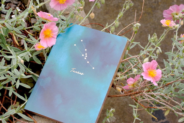 Personalised horoscope notebook for creative ideas